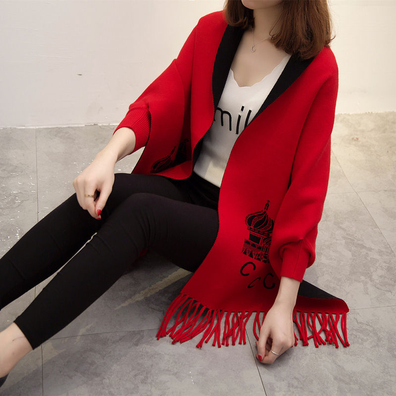 马上国庆了!四五十岁女人，赶紧备件开衫，配烟管裤穿，美上添嫩