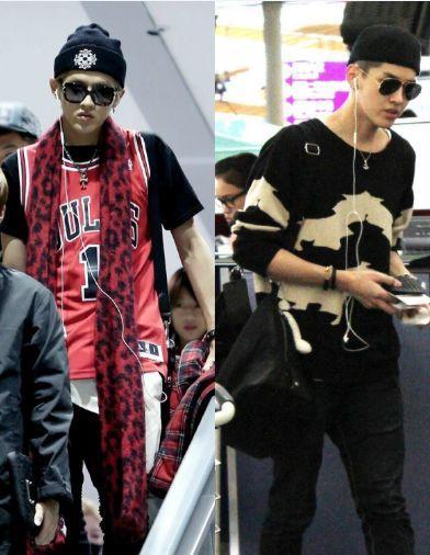 当红男星走机场谁丑谁尴尬张艺兴、蔡徐坤、易烊千玺、王俊凯