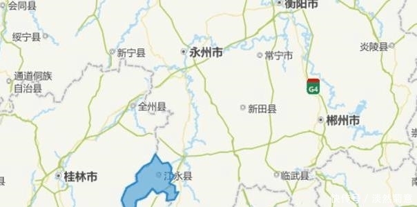  [广西]湖南一座被广西三面包围的县