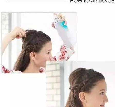 长发怎么扎好看，四步编发浪漫吸睛！