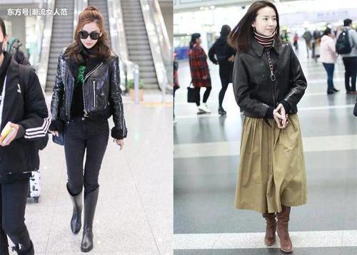 38岁董洁撞上29岁杨颖，网友：清纯脸和微笑脸的差距一目了然