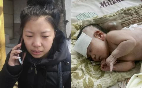 北京95后女孩辞职救助“双头”男婴