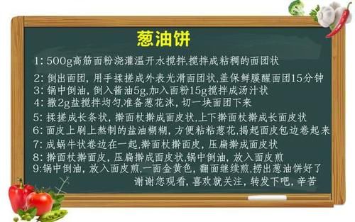  倒入：一把小葱，一碗面，教你做香酥葱油饼，咬一口直掉渣，葱香味十足