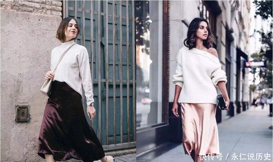  条半裙■奔三奔四的女人别再装嫩，春天穿好这3条半裙，减龄又迷人