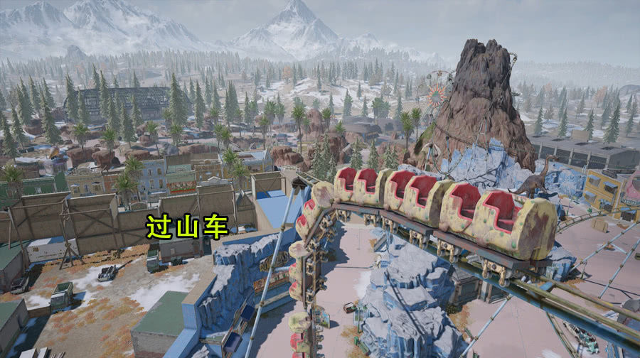  【列车】“吃鸡”雪地地图重做，雪地列车上线，玩家可以躺着看雪景进决赛圈