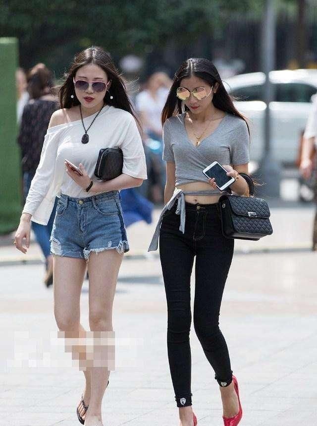 宜昌街拍:颜值高的太犯规，第四位小姐姐诠释魔鬼身材