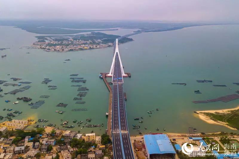 海南最长的跨海大桥 ——海文大桥主体完工，通车前最新样貌震撼