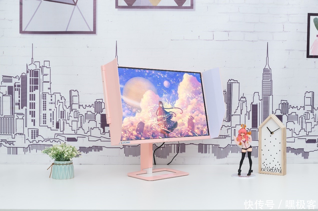  粉色■电竞少女的春天——游戏悍将粉色系240Hz电竞显示器来袭AT27FH-PRO