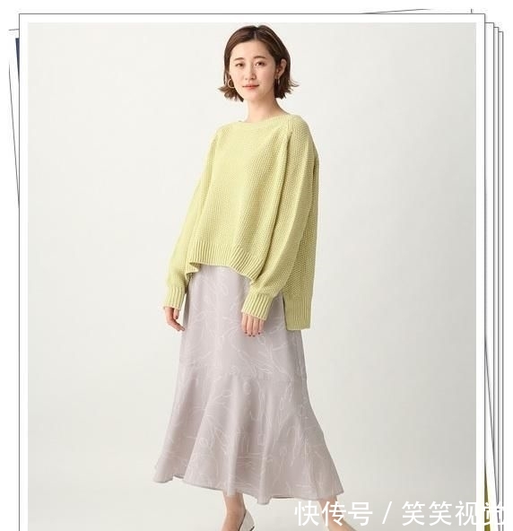  『明媚』黄色单品正在流行！15种黄色针织衫日系造型，明媚的春天气息