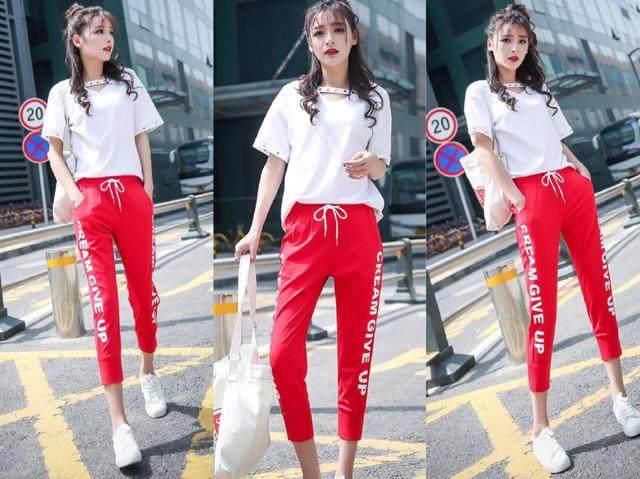 过时的裤子不要穿了，今年很流行的5条运动裤，搭配t恤最潮!