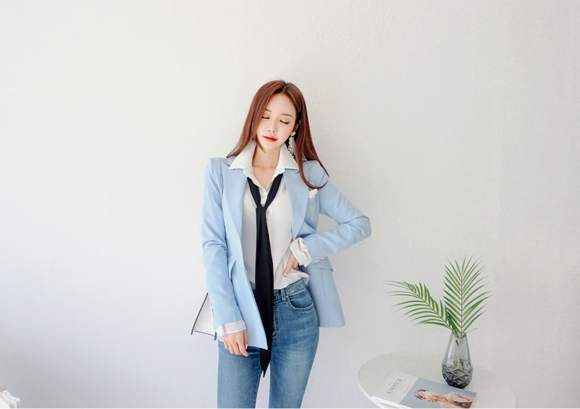 女神孙允珠，缤纷幻色彩虹学园清甜小西装