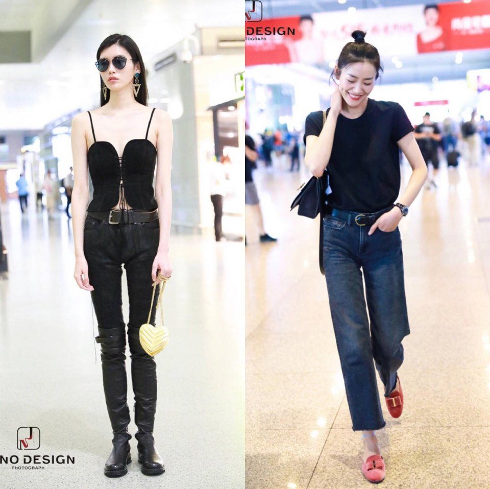 奚梦瑶绝对是最敢穿的女明星!能露的地方全露,连刘雯都比不过她