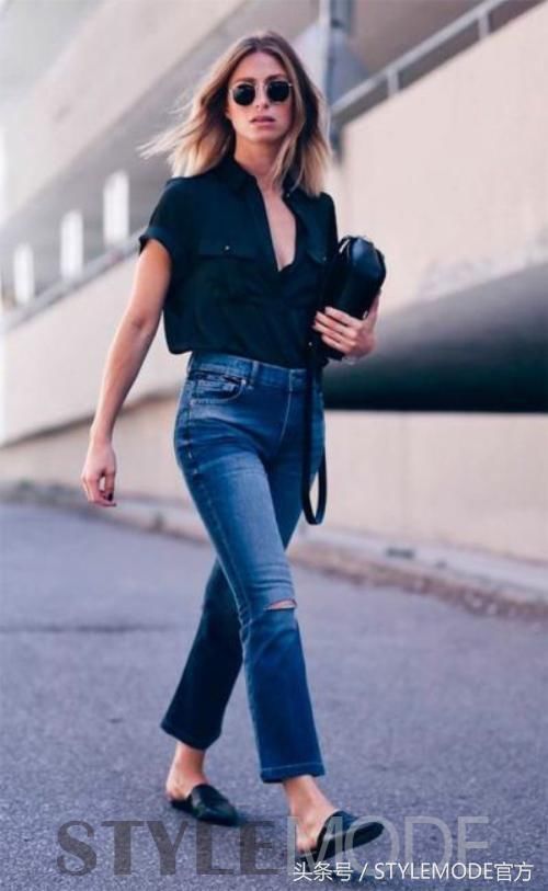 想要长腿不受罪?低跟鞋也能小露性感!