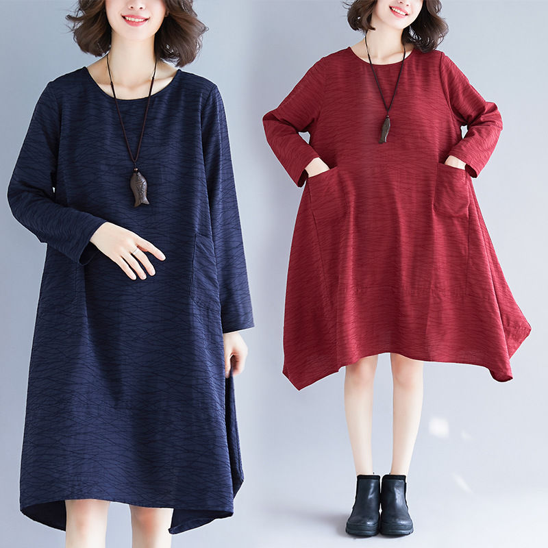 终于到秋天了，出门穿这棉麻装+平鞋，迷人好看，同事见了也想买