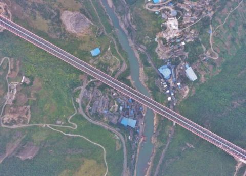 视窗 | 川黔大通道赤水河红军大桥全面建成