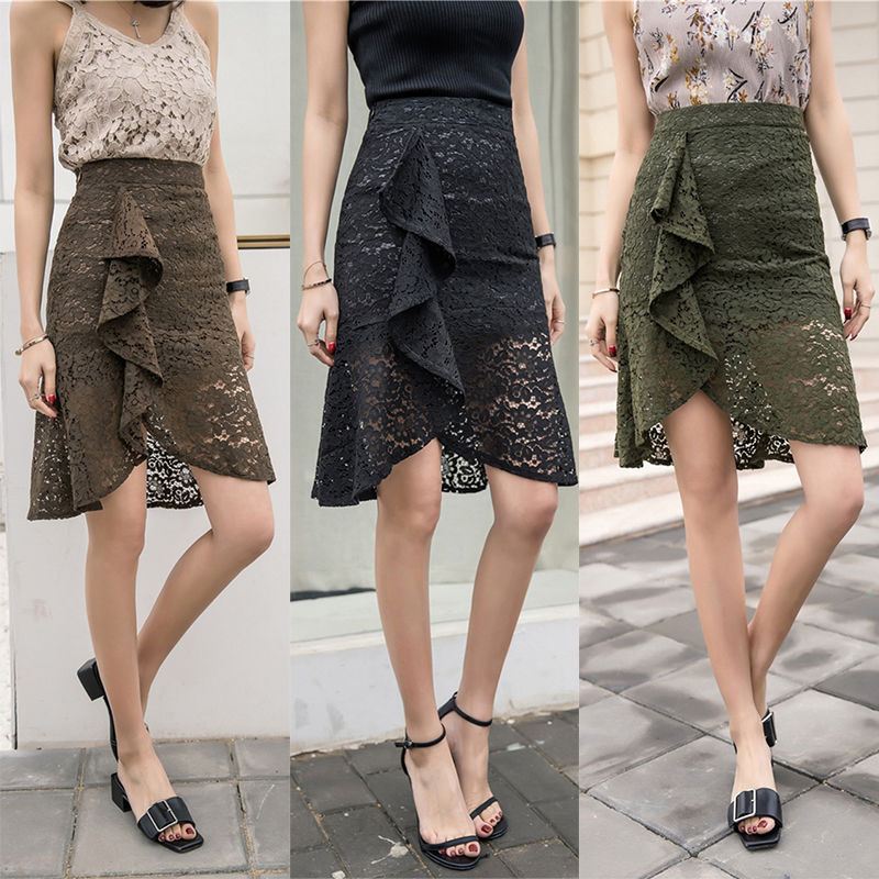 别穿连衣裙了，现流行这包臀半身裙，搭配高跟鞋显身材更有气质