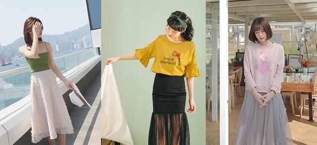  『开叉』半身裙怎么搭才时髦,这样穿承包整个春天,你喜欢吗?