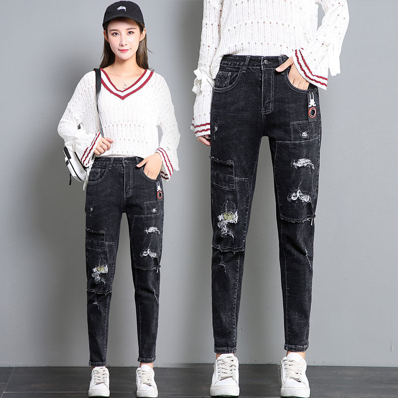 还再穿老土的打底裤,看看新款小脚裤,洋气的不得了