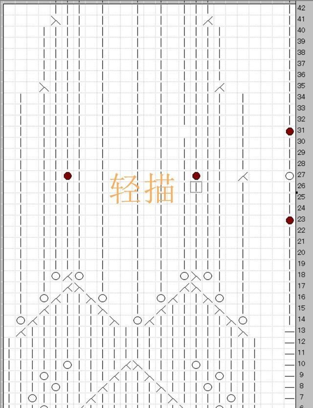  棒针@圆肩叶子花儿童棒针套头毛衣