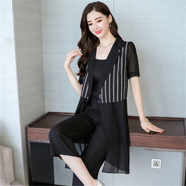 带娃出门千万别穿连衣裙,穿洋气阔腿裤套装,下一个辣妈就是你