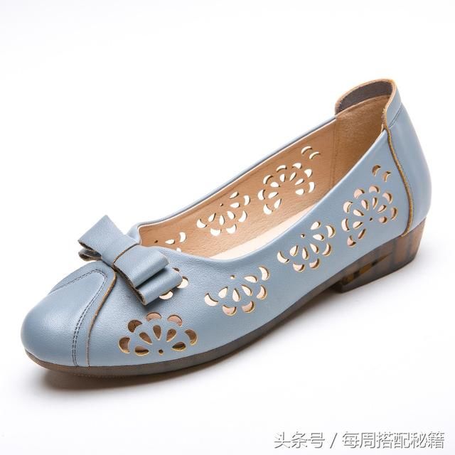 中年妈妈出门从不乱穿，只穿这样的妈妈鞋，时尚显气质还减龄！