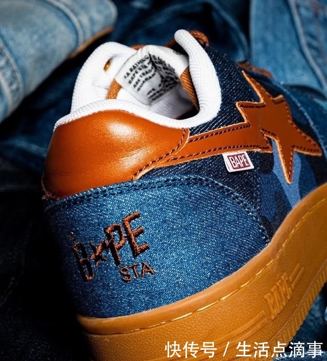  『单宁』单宁拼接质感满分！全新 BAPE STA 本周发售
