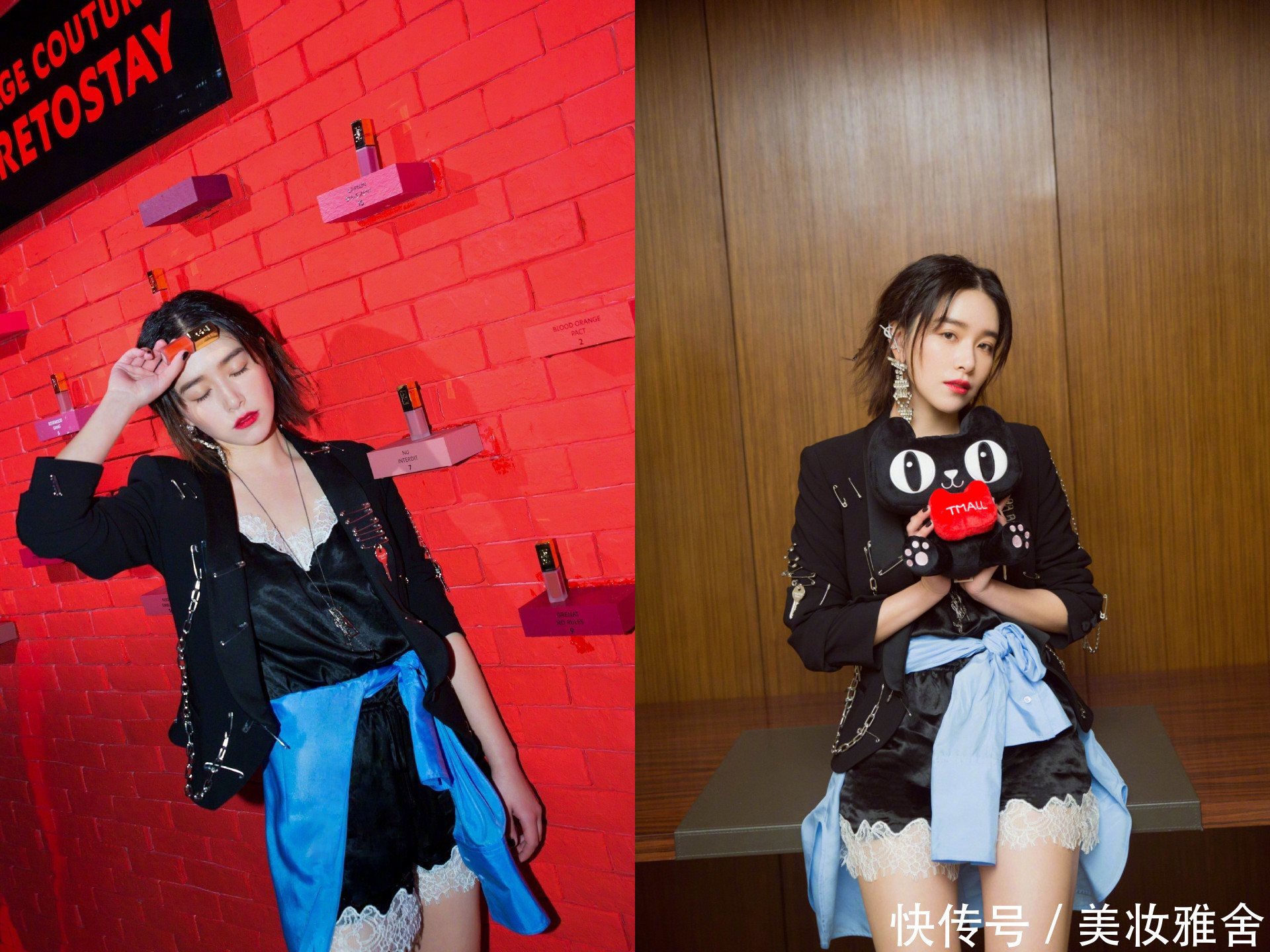 阚清子脚踩12cm细针跟，脚尖脚背垂成一条线，对自己也太狠了吧！