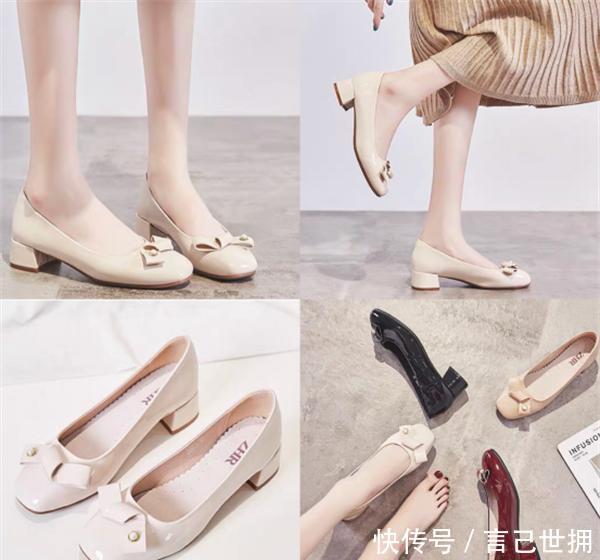  [少女]春季气质百搭的单鞋分享，可清新少女可职场气质，你get到了吗？
