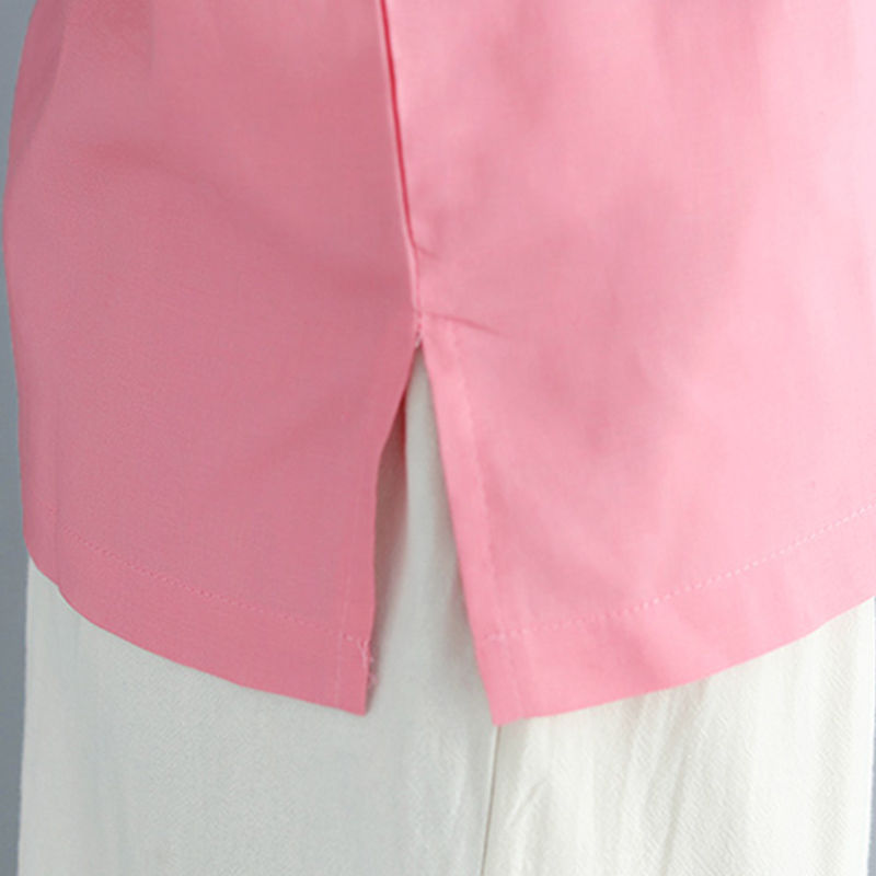 难怪十个女人九个夏天喜欢穿棉麻衫，上身年轻显白，舒服的不得了