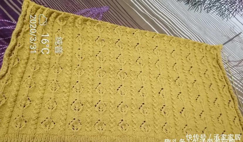 「手工」手织毛衣也可以很时尚,小心机的后开叉背心,DIY手工编织附教程
