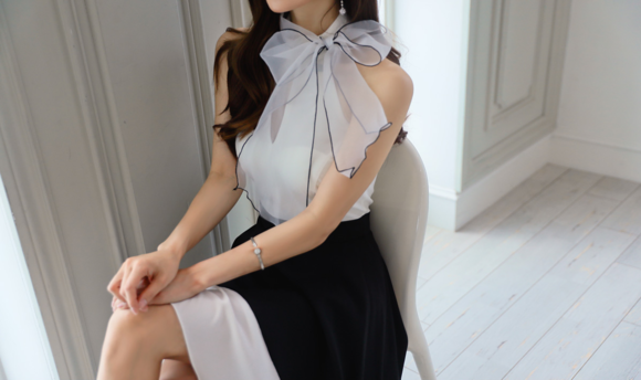 女神孙允珠，烟火极光欧罗巴花瀑公主洋裙