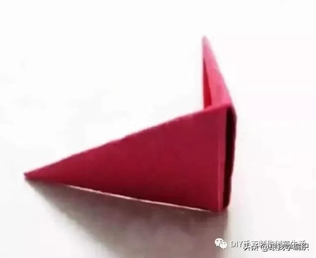 『蓝色』简单的折个三角,组合成百变造型