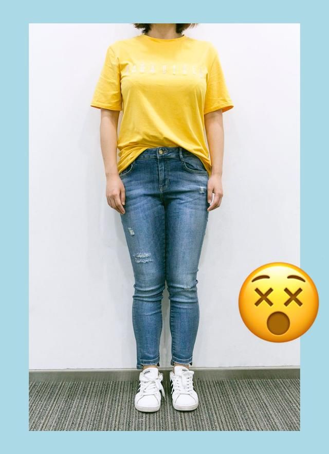 粗腿女孩真人测评|世界上真的存在显腿瘦的牛仔裤吗?