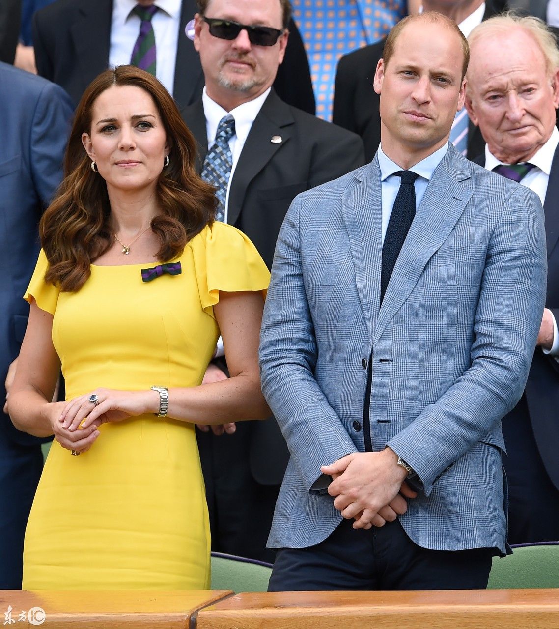 凯特王妃身着黄色裙子惊艳网球男子决赛 盘点王妃美照