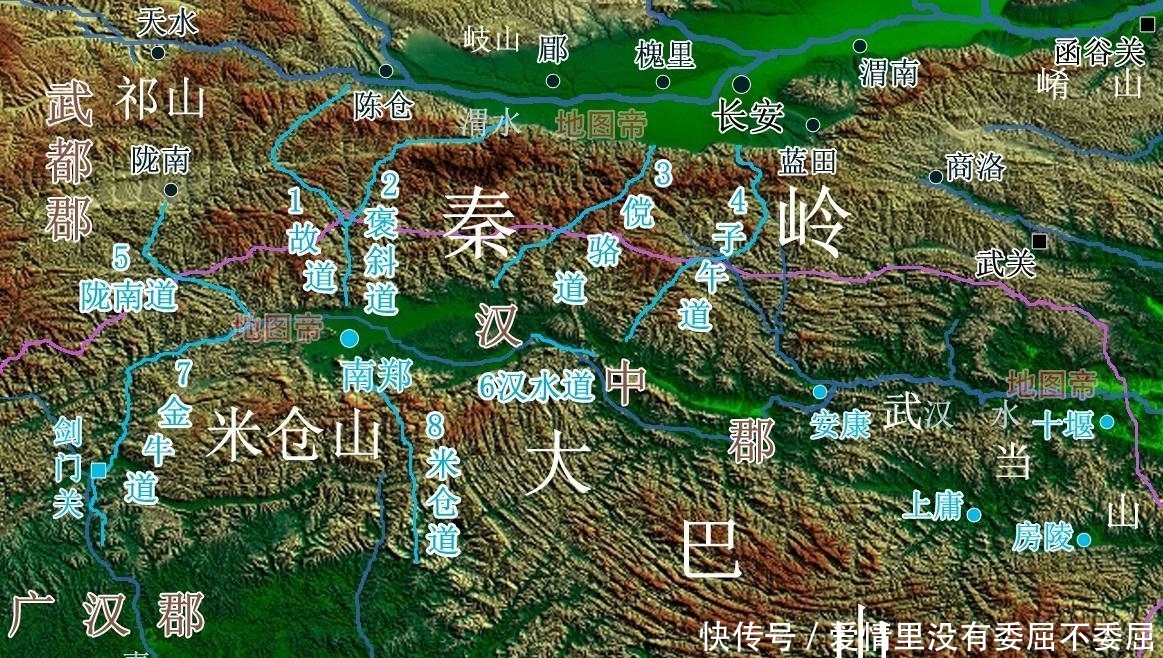 「蜀道」蜀道难,难于上青天,蜀道在哪里?