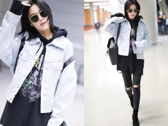 张馨予穿超短裙现身机场，减龄10岁不止，说她20岁我都信！