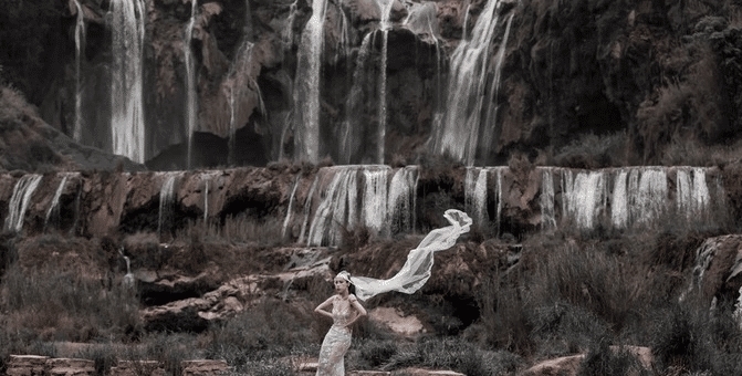 中国最诡异的瀑布,传说一下暴雨,就会出现美丽的新娘身影