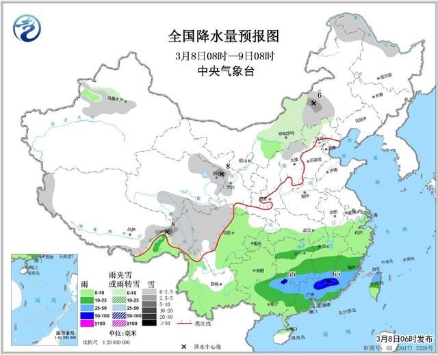 华北雨雪渐起！10日起南方大部将出现晴天，2019年雨雪结束了？