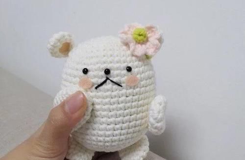  【小时】两个小时就能完成的编织玩偶，零线就能搞定，附钩织编织教程