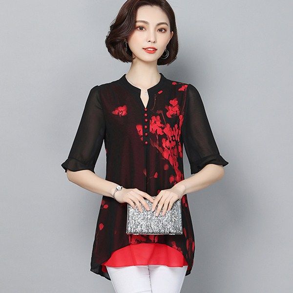 姐姐穿着这些上衣真的非常精致显年轻，我忍不住都要买