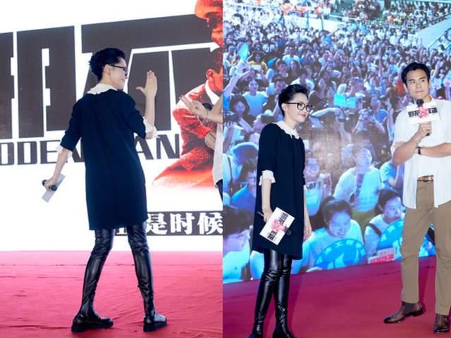 49岁许晴露个腿就颜值回春?减龄穿搭学她就对了，网友:没老过!