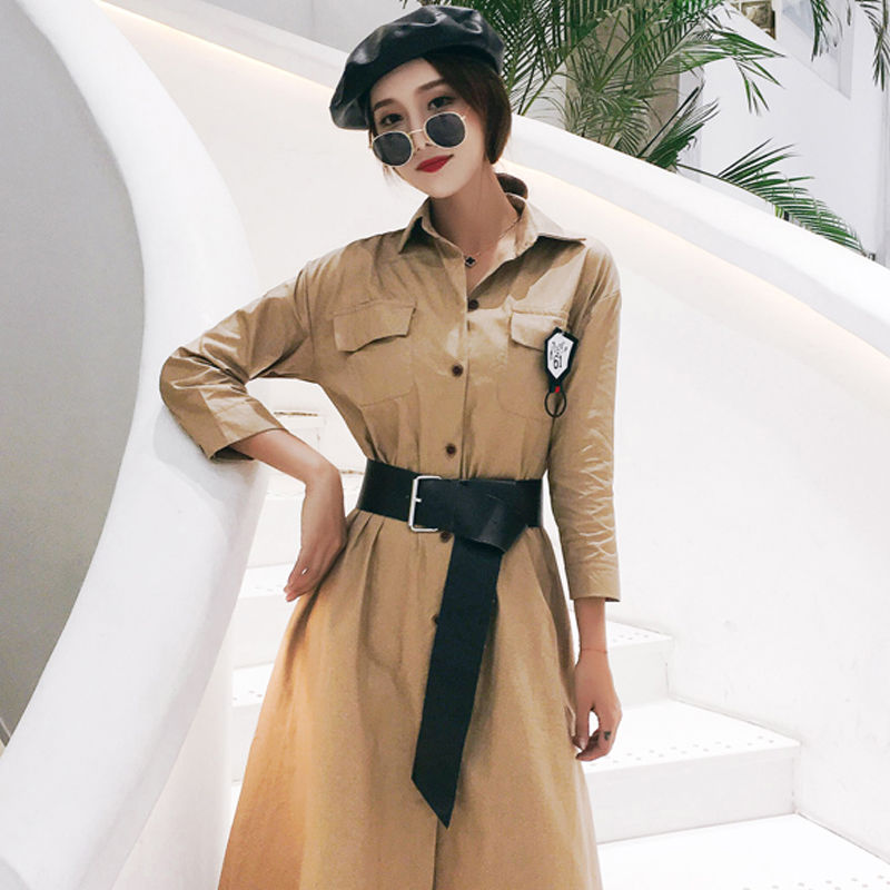 表姐130斤，打扮美!初秋不穿裤，挑这5xl裙，美得一愣一愣