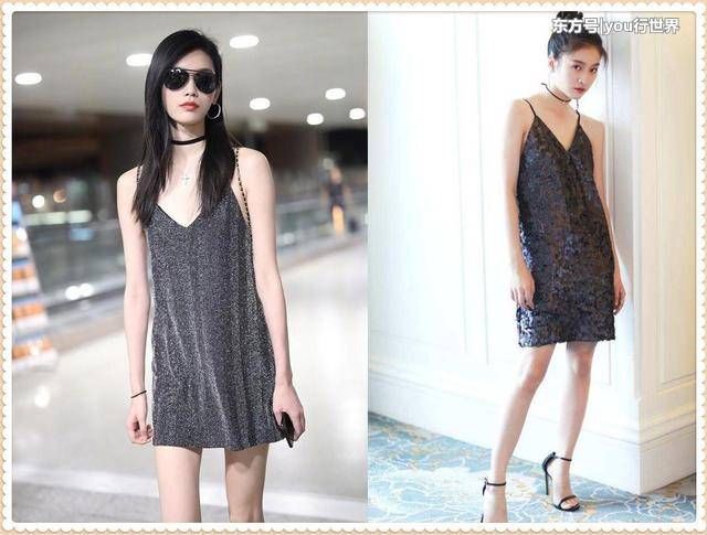 看了奚梦瑶的吊带裙，再看看张雪迎，终于知道清新与轻浮的差距了