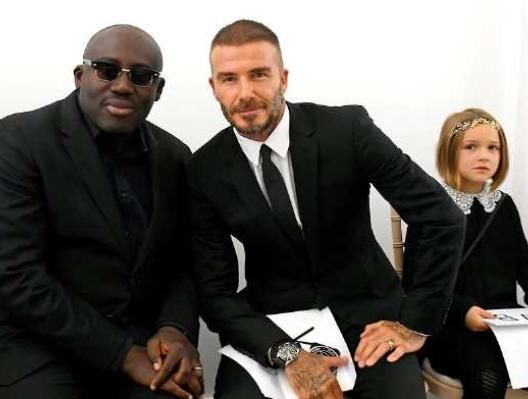 贝克汉姆一家出席时装周，小七新发型成全场焦点，可爱极了！