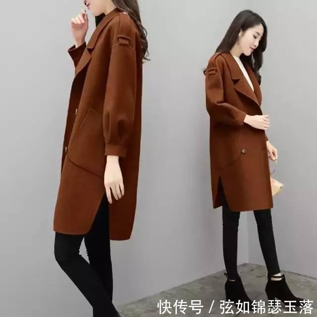 『大衣』最后说一次穿大衣不要配平底鞋，土瞧下图这样穿，超嫩美
