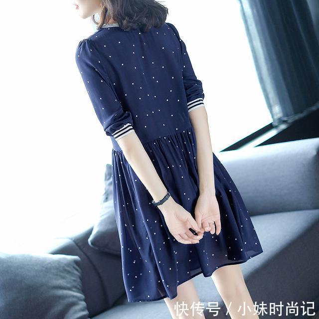  「显嫩」颜色超显嫩的连衣裙，很受上班族们的喜爱