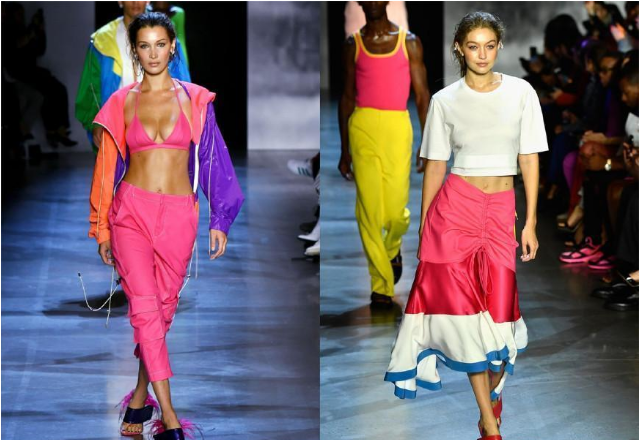 欧美“网红”超模扎堆时装周, 束腰透视装, 撞衫郑秀文