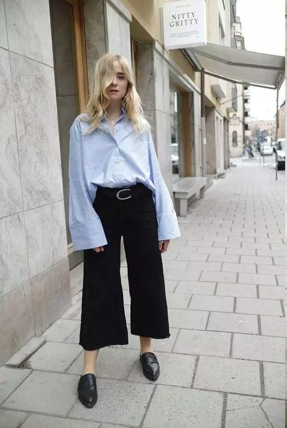 鞋子穿不对，阔腿裤再美也白费!