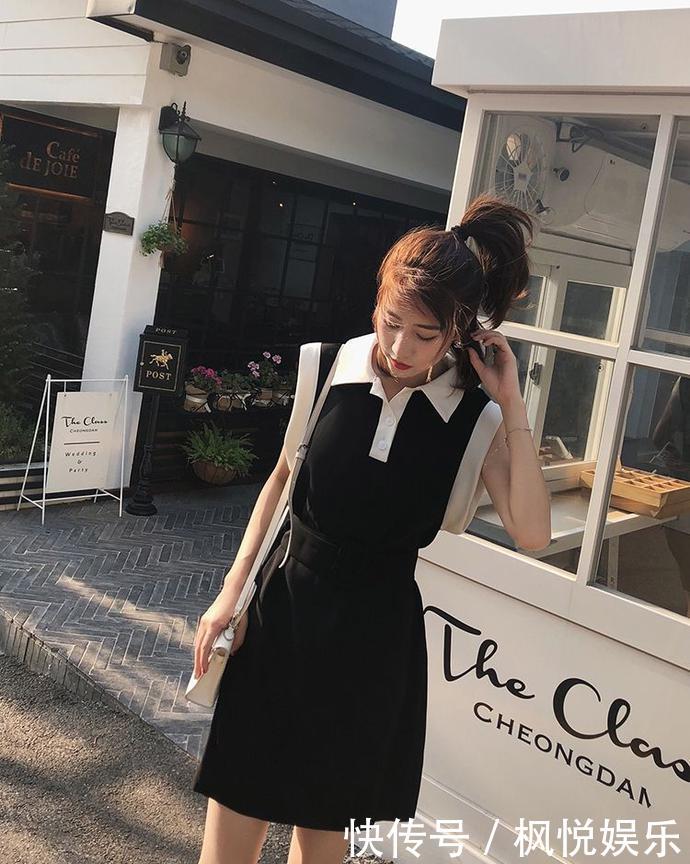  『少女』街拍：元气满满的范连衣裙搭配，轻松营造出青春靓丽的少女感