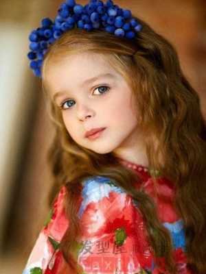 可爱儿童公主长发发型 完美打造甜美公主范